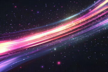 Obraz premium Light streak effect, transparent background