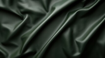 Fototapeta premium Rich Green Leather Texture for Background Use