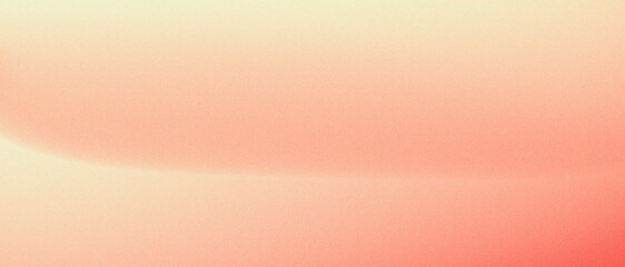 Grainy noisy poster background, wheat salmon color grainy gradient wave noisy backdrop abstract header banner design, grainy noise grungy texture empty space