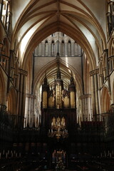 Obraz premium interior of the cathedral of York