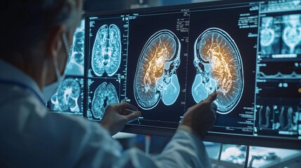 An advanced imaging technique highlights intricate renal structures, underscoring accuracy in medical diagnostics.