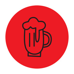 Colorful Party Icon Elements