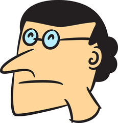 Man Avatar Cartoon Illustration