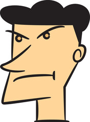 Man Avatar Cartoon Illustration