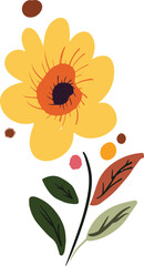 illustration of a sunflower