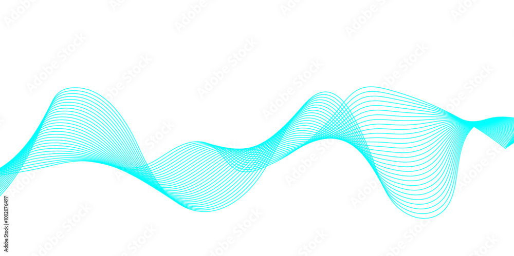 Poster abstract background with lines vector art. lines wave light futuristic wallpaper. digital line motio