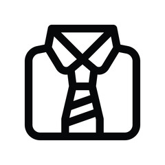 suit icon. vector line icon for your website, mobile, presentation, and logo design.