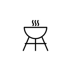 bbq line icon