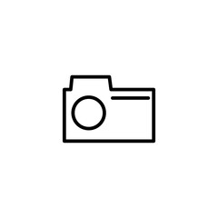 camera line icon