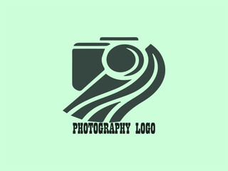 Creative Vector Logo for Photography in Modern Minimalist Style, Visual Identity for Photographers