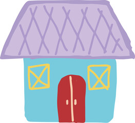 illustration of an background home