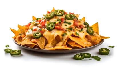 Nachos with Cheese and Jalapenos