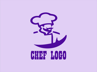 Professional Chef Vector Logo Master Chef Symbol with a Modern Touch, Elegant Logo with Creative Kitchen Artist Chef Hat