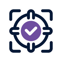 focus icon. vector dual tone icon for your website, mobile, presentation, and logo design.