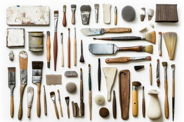 Artist's Essential Tools: Palette Knives and Mixing Palettes