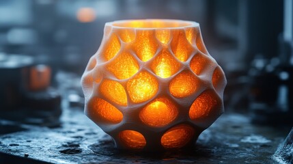 Illuminated 3D Printed Design