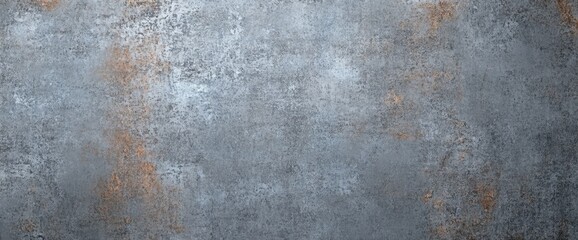 Gray and Rusty Grunge Texture with Weathered Surface
