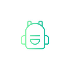 backpack gradient icon