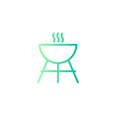 bbq gradient icon