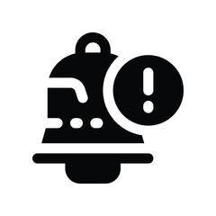 notification icon. vector glyph icon for your website, mobile, presentation, and logo design.