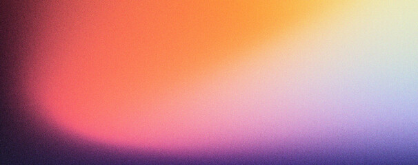 Abstract blurred grainy gradient background texture, colorful digital grain soft noise effect, shine bright light and glow template empty space, grainy noise grungy texture color