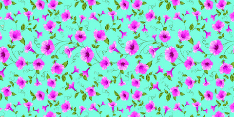 Fototapeta premium printable flower floral pattern design