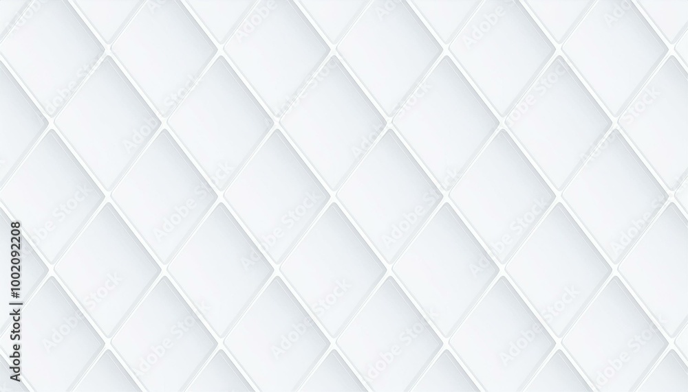Poster white geometric square background in paper art style. use for banners, website covers, and print ads