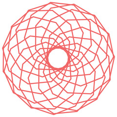 Set of  entangle mandalas. And drawn mandala with moon, yin yang, om symbol in vector. Perfect set for surface of design, textiles, posters, tattoos in Indian yoga style