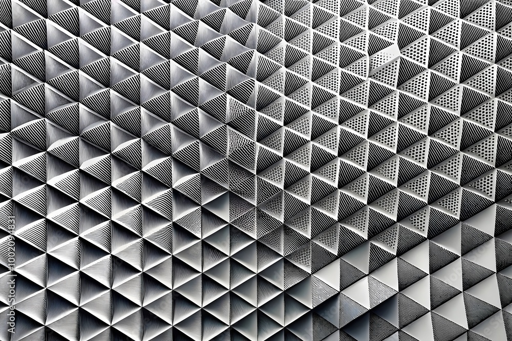 Aufkleber geometric design patterns textures three-dimensional shapes visual art