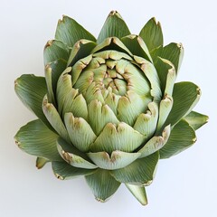 Fototapeta premium Artichoke on a white background