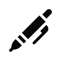 pen icon. vector glyph icon for your website, mobile, presentation, and logo design.