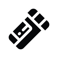 test tube icon. vector glyph icon for your website, mobile, presentation, and logo design.