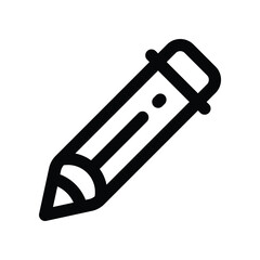 pencil icon. vector line icon for your website, mobile, presentation, and logo design.
