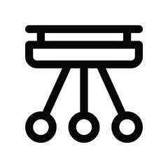 pendulum icon. vector line icon for your website, mobile, presentation, and logo design.