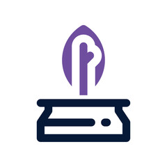 ink icon. vector dual tone icon for your website, mobile, presentation, and logo design.