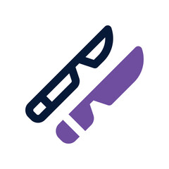 scalpel icon. vector dual tone icon for your website, mobile, presentation, and logo design.