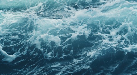 Obraz premium Crashing waves in the ocean