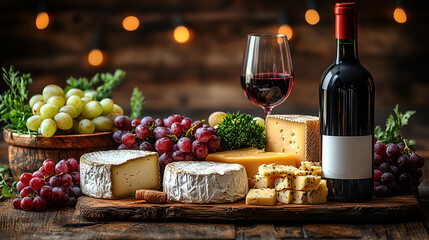 cheese and wine
