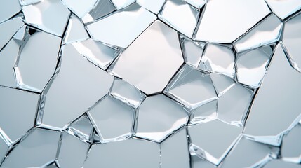 Shattered glass abstract background
