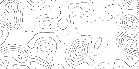 Abstract lines background. Contour maps. Vector illustration. The stylized height of the topographic map contour in lines and contours isolated on transparent. technology topo landscape grid map text