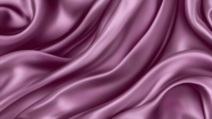 Obraz premium Purple silk fabric flowing and forming elegant waves background