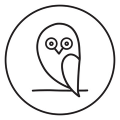 Owl Icon Line