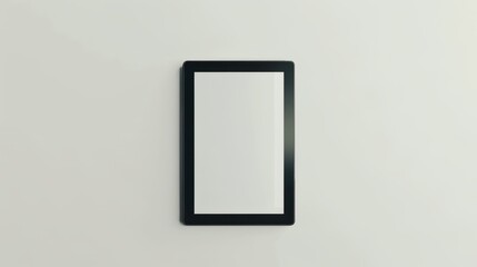 Minimalist Blank Frame on Wall for Artwork Display