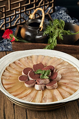 Sauerkraut blood sausage white meat (Northeast pig killing vegetable)