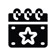 event icon. vector glyph icon for your website, mobile, presentation, and logo design.