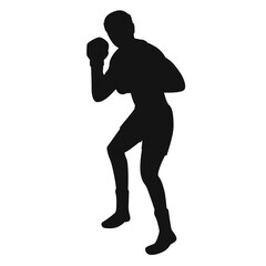 Boxer Silhouette Vector