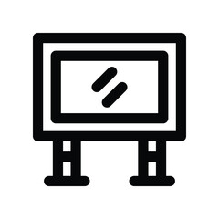 big screen icon. vector line icon for your website, mobile, presentation, and logo design.