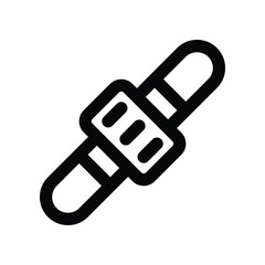 bracelet icon. vector line icon for your website, mobile, presentation, and logo design.
