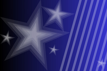 white star pattern blue background