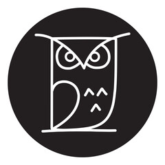 Owl Icon Rounded